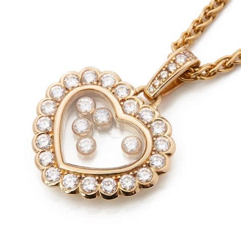 chopard happy diamonds necklace replica